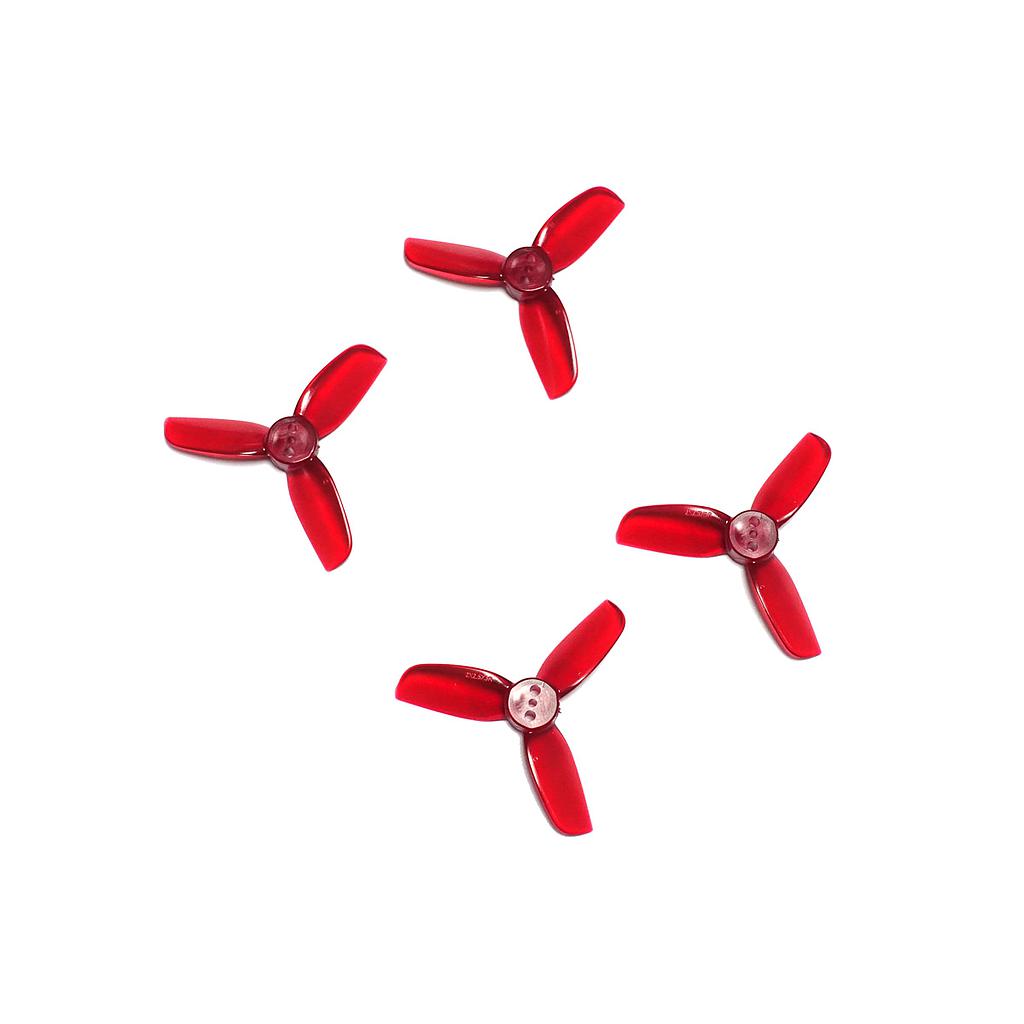 HQ Durable Prop  3X3X3 Tri-blade Light Red (2 pairs )