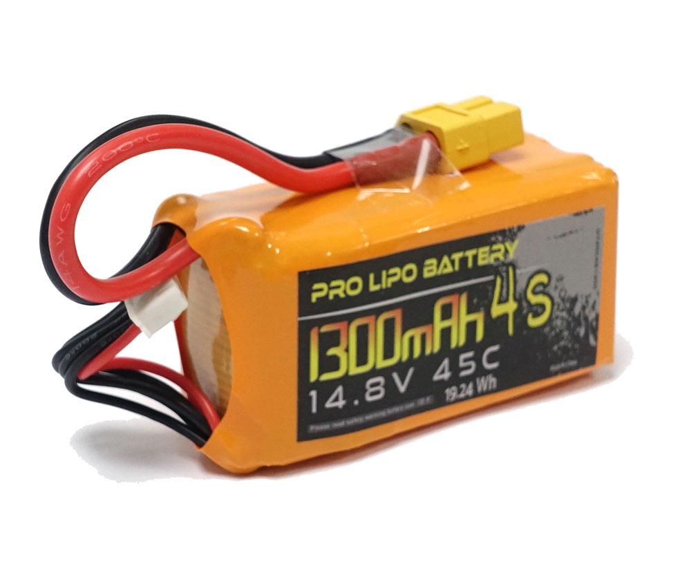 Batería LiPo U-TECH PRO 4s 14.8V 1300mAh 45C