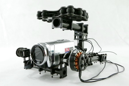 Brushless Camera Gimbal for video camera mini DV