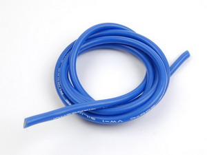 Cable de silicona 22 AWG Azul 1 metro