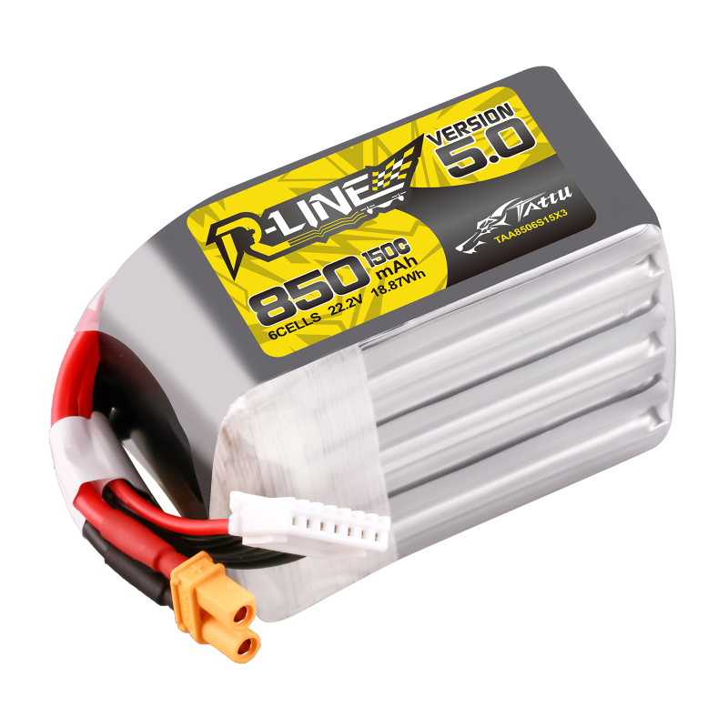 Batería LiPo TATTU R-Line V5.0 6s 22.2V 850mAh 150C