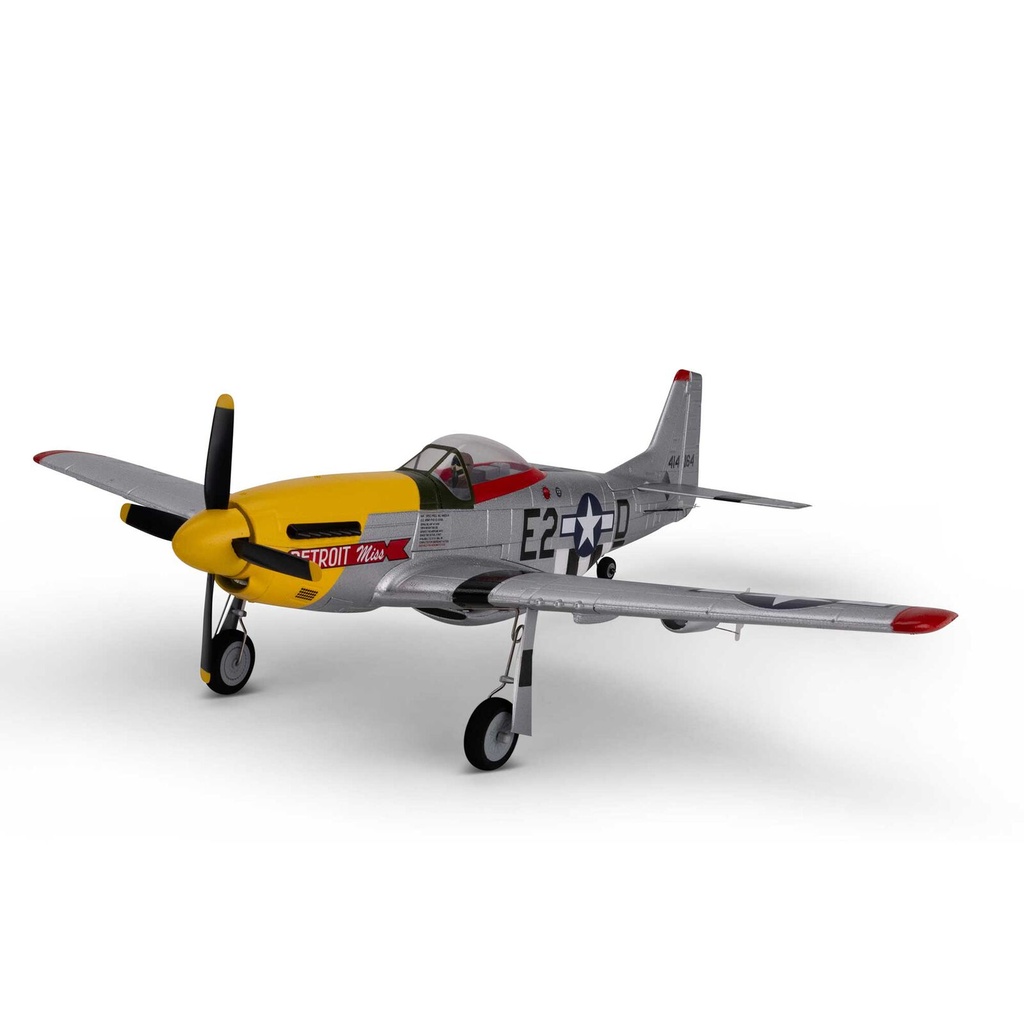 E-flite UMX P-51D “Detroit Miss”  BNF Basic con AS3X & SAFE Select