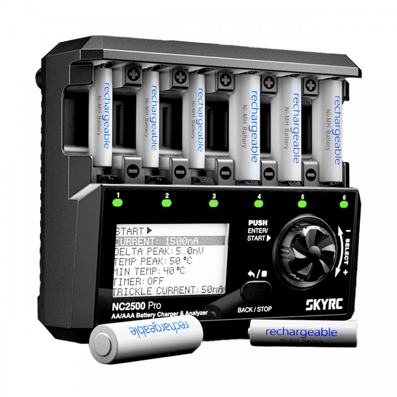 SkyRC NC2500 PRO AA/AAA Charger & Analyzer