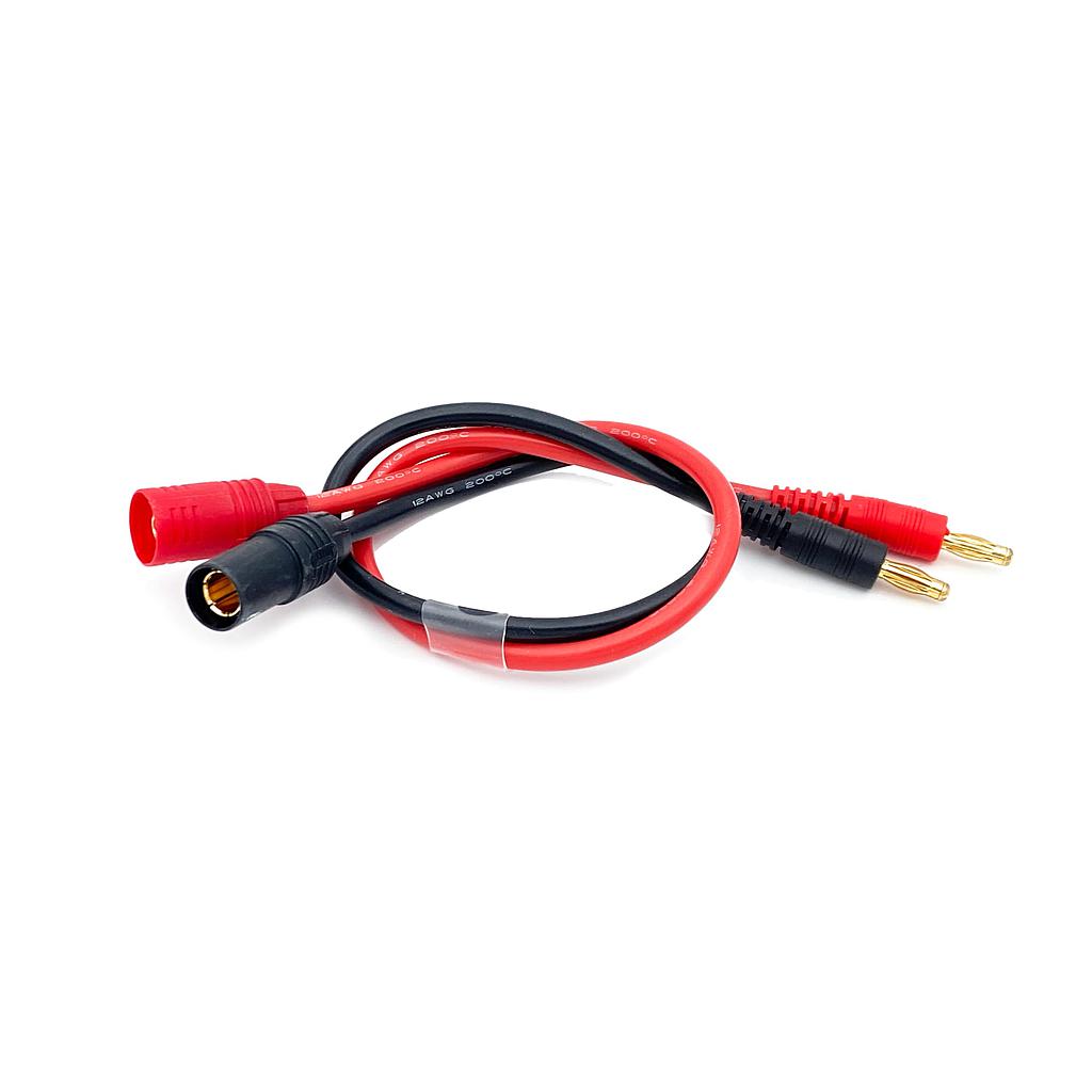 AS150 to 4mm Banana Plug Charge Lead (300mm)