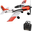 VOLANTEXRC T-28 Trojan 4Ch RC Trainer w- Xpilot Stabilizer and One Key Aerobatic RTF