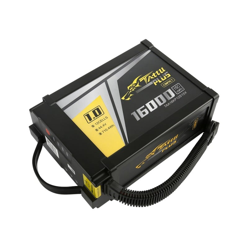 Batería LiPo TATTU Plus Compact 12s 44.4V 16000mAh 15C - XT90-S