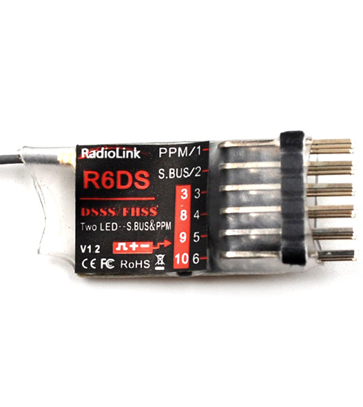Radiolink R6DS 6 CH 2.4GHz SBUS / PPM  Receiver