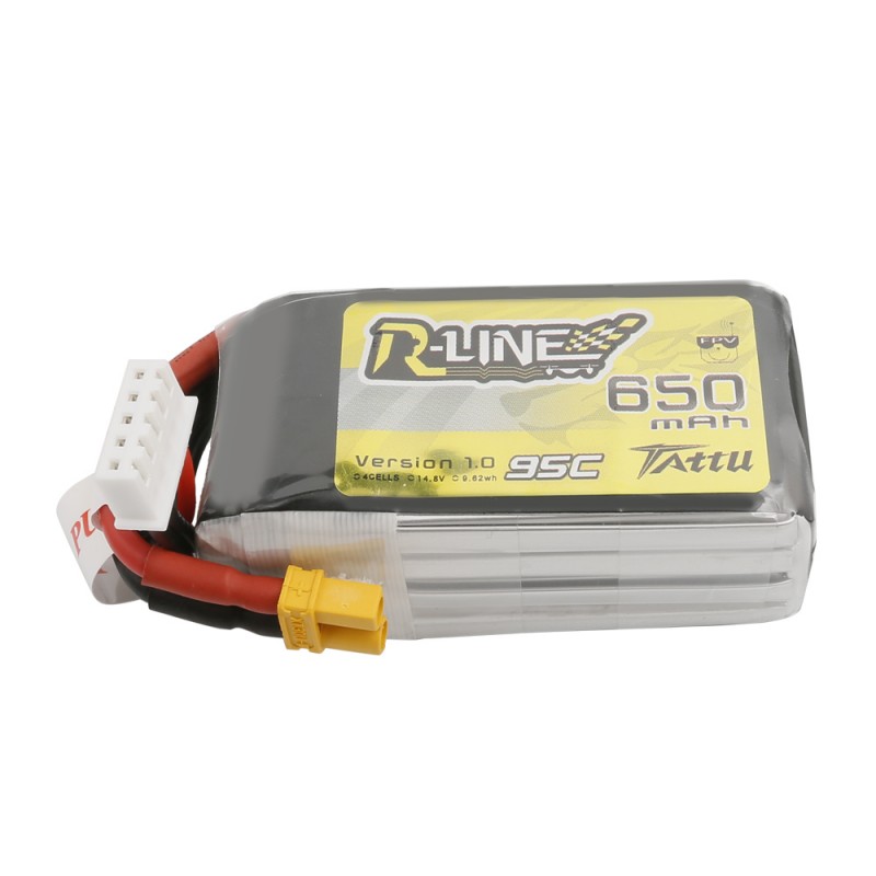 Batería LiPo TATTU R-Line 4s 14.8V 650mAh 95C