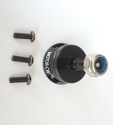 M6 Quick Release Self-Tightening Prop Adapters black (CW motor 3holes)