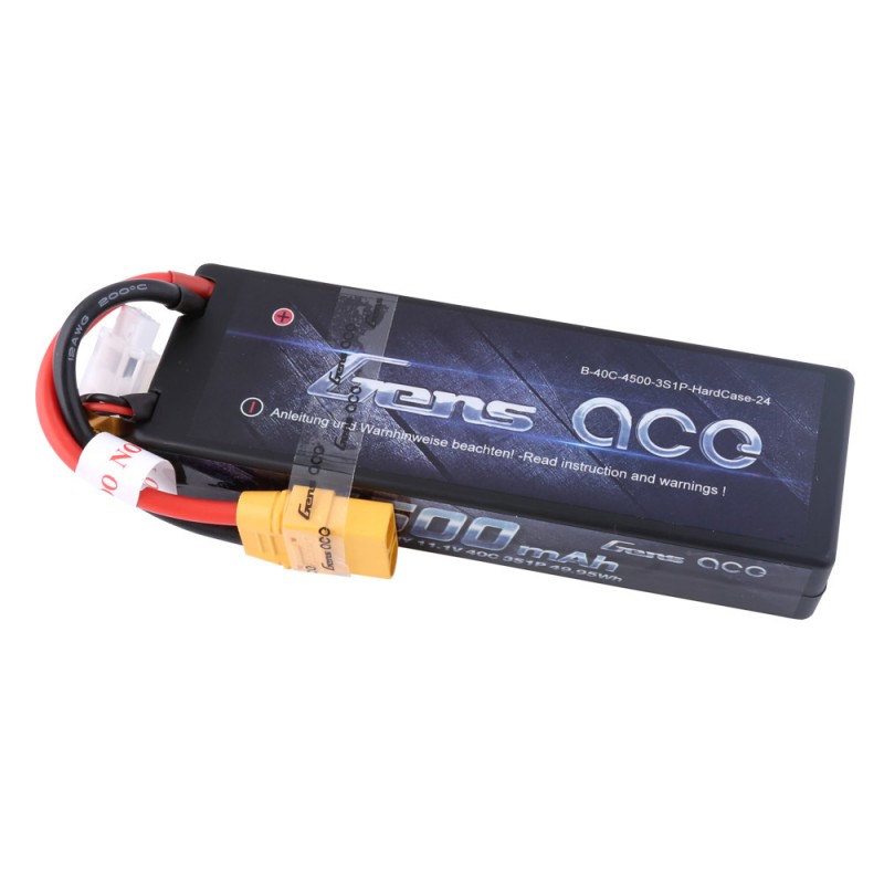 Batería LiPo Gens ACE 3s 11.1V 4500mAh 40C HardCase