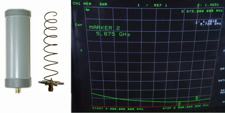 Antena Helical 12dBi 5.8 GHz