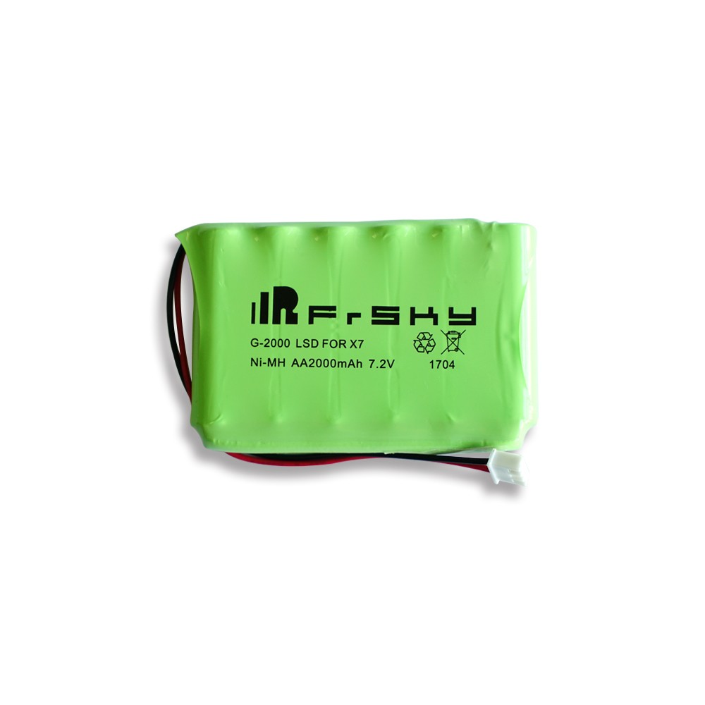 2000mAh 7.2v battery for FrSky Taranis Q X7