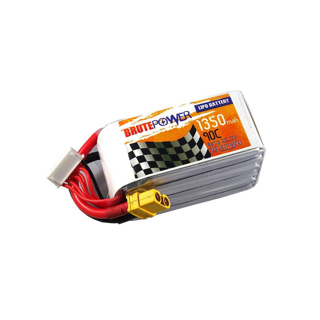 Batería LiPo BrutePower 6s 22.2V 1350mAh 90C