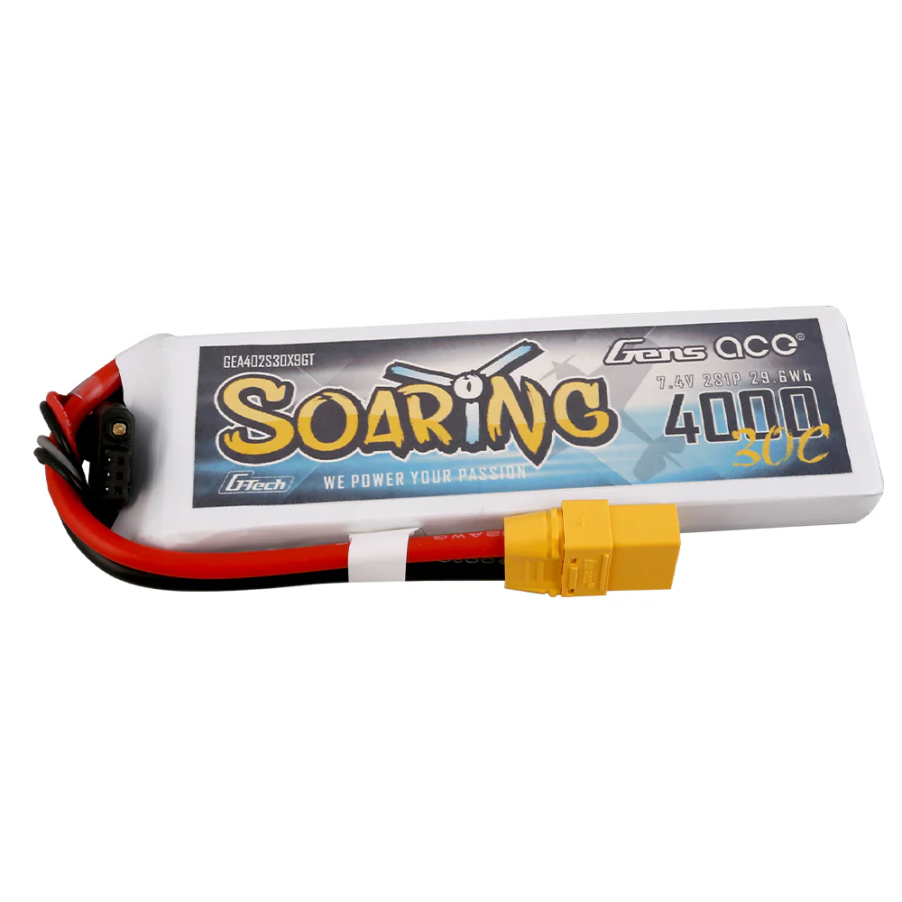 Batería LiPo Gens ACE G-Tech Soaring 2s 7.4V 4000mAh 30C