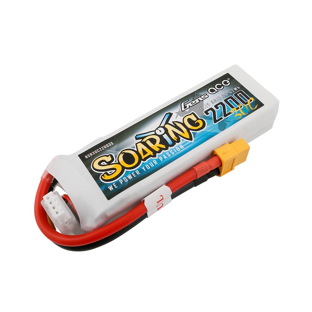 Batería LiPo Gens ACE Soaring 3s 11.1V 2200mAh 30C