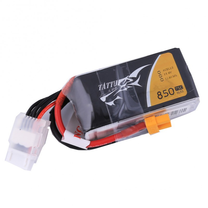 TATTU 850mAh 14.8V 75C Lipo Battery