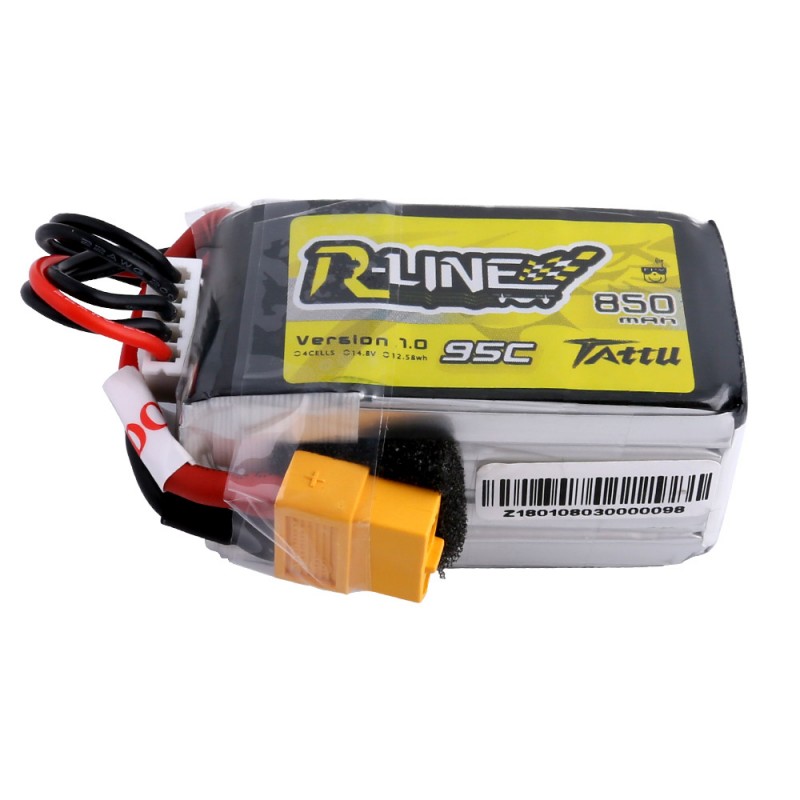 Batería LiPo TATTU R-Line 4s 14.8V 850mAh 95C