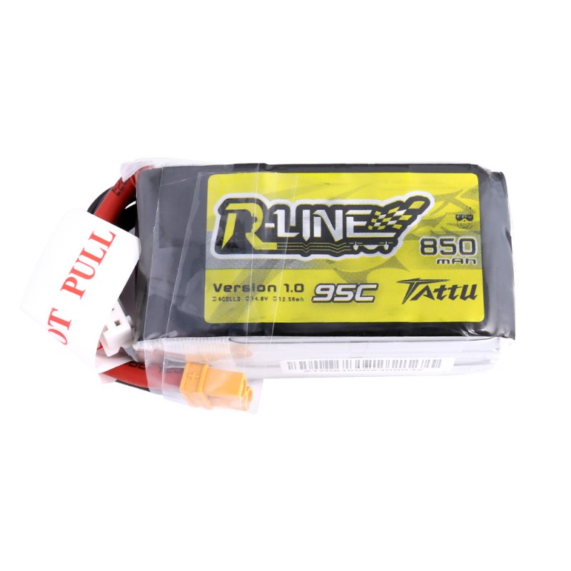 Batería LiPo TATTU R-Line 4s 14.8V 850mAh 95C ( XT30)