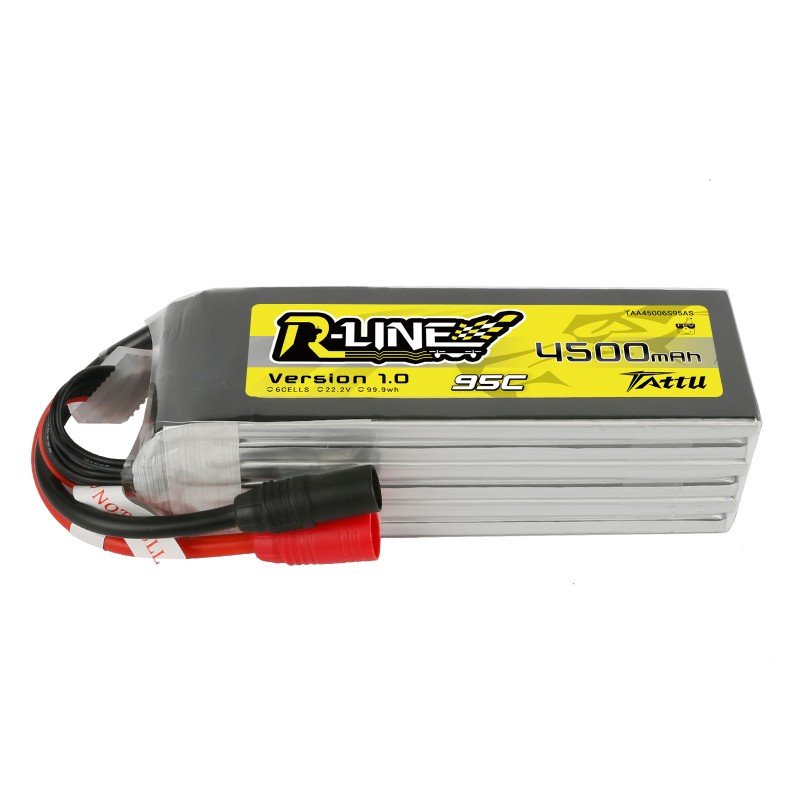 TATTU R-Line 4500mAh 6S 22.2V 95C Lipo Battery