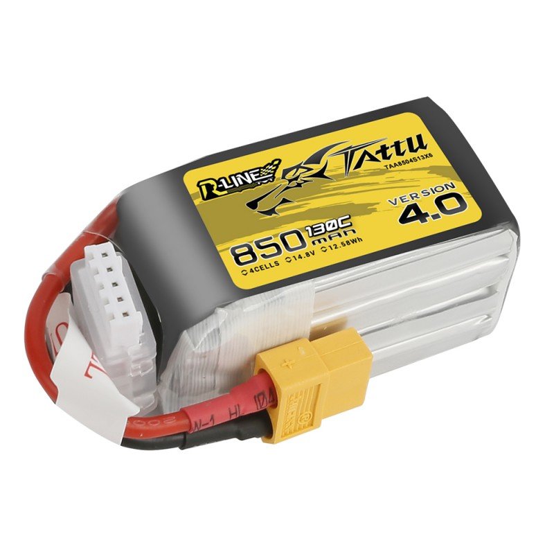 Batería LiPo TATTU R-Line V4.0 4s 14.8V 850mAh 130C