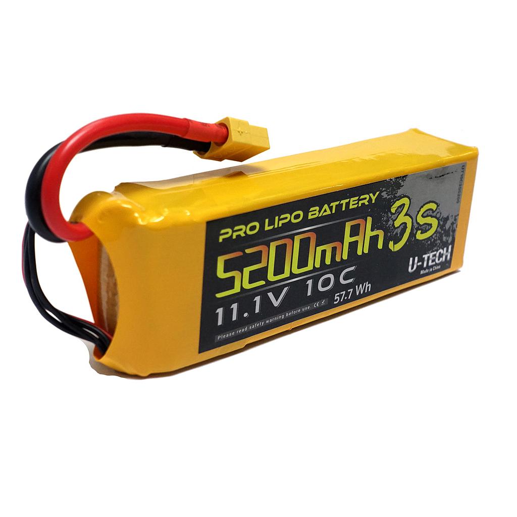 U-TECH PRO 5200mAh 3S 11.1V 10C LiPo Battery