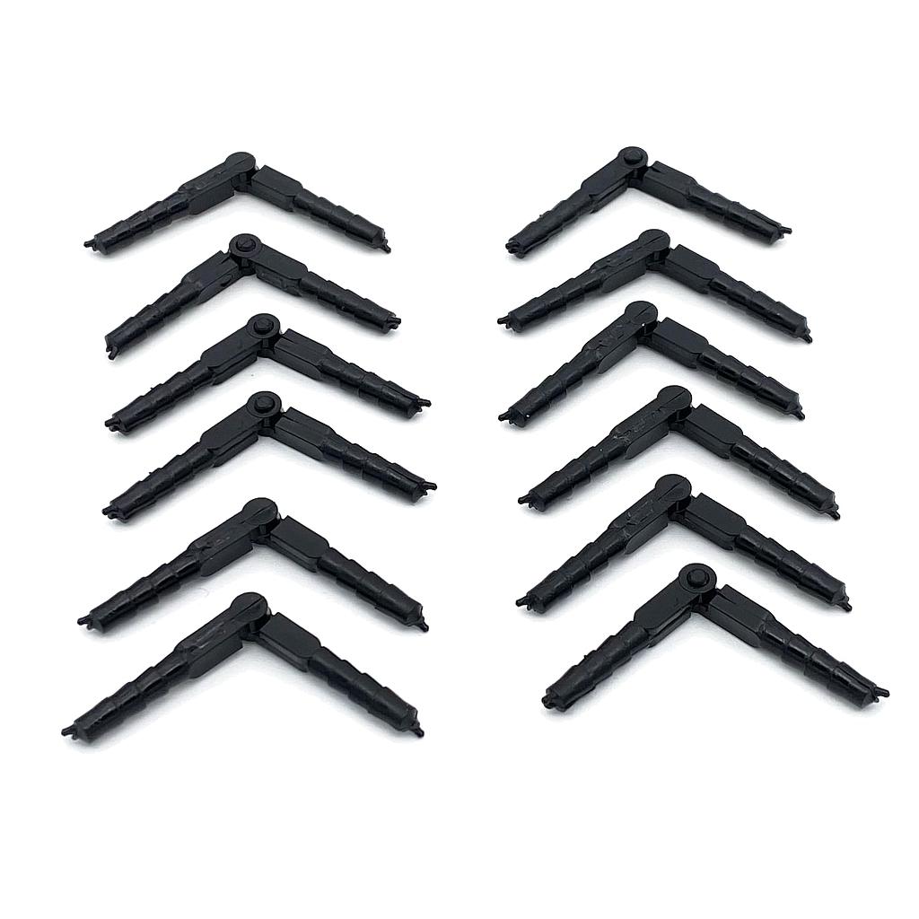 Bisagra MP JET 3.5x48mm Negra (12pcs)