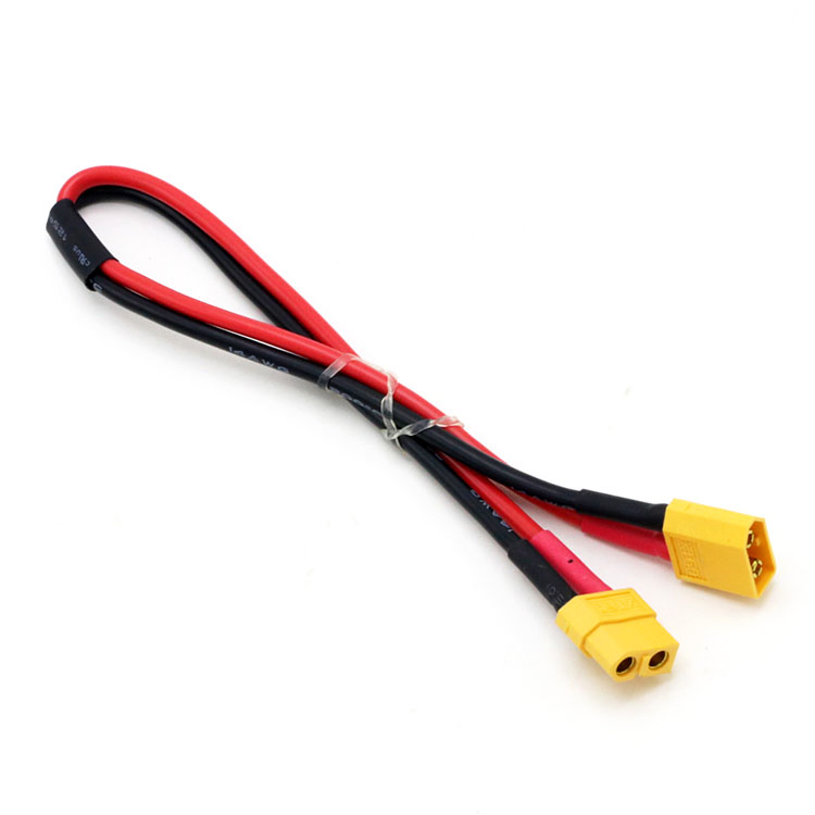 Cable Adaptador / Alargador Conector XT60 Hembra a XT60 Macho 12 AWG (300mm)