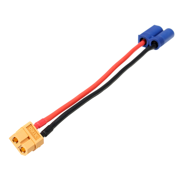 XT60 Female to EC5 Male Connector Adapter Cable 12AWG (300mm)