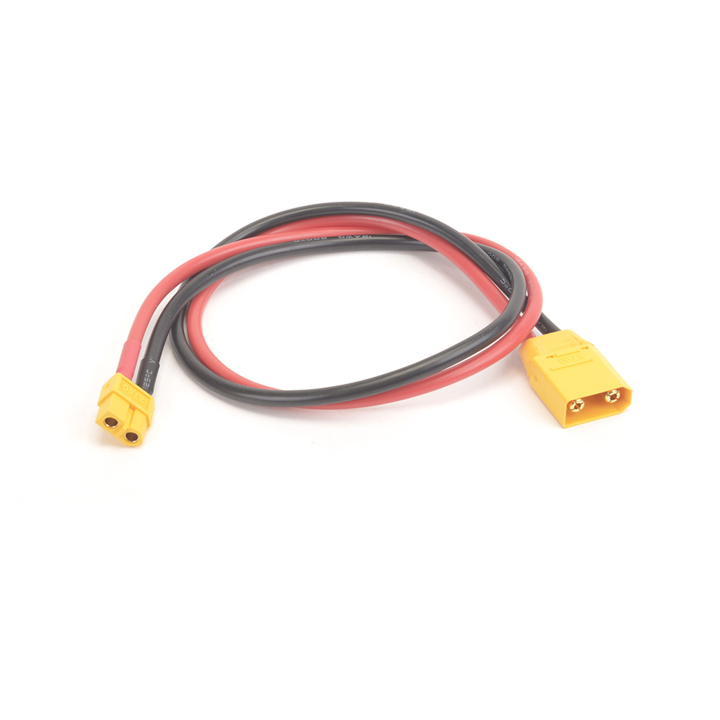 Cable Adaptador Conector XT60 Hembra a XT90 Macho 12 AWG (300mm)