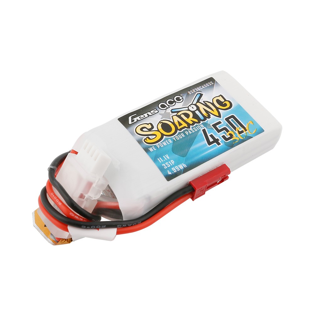 Batería LiPo Gens ACE Soaring 2s 7.4V 450mAh 30C