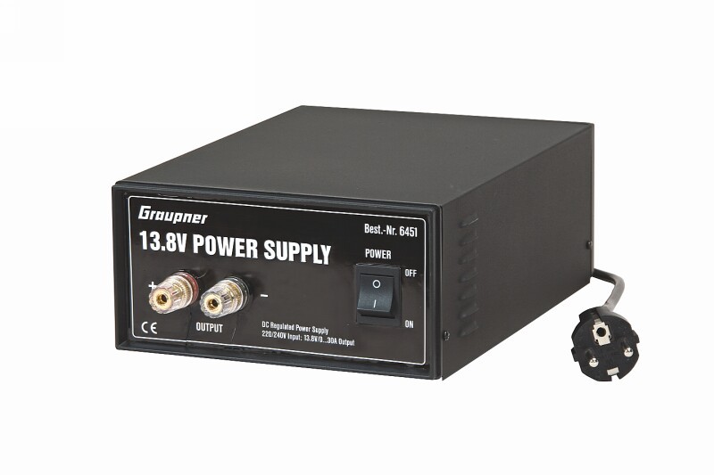 Graupner DC Regulated Power Supply 13.8V 30A