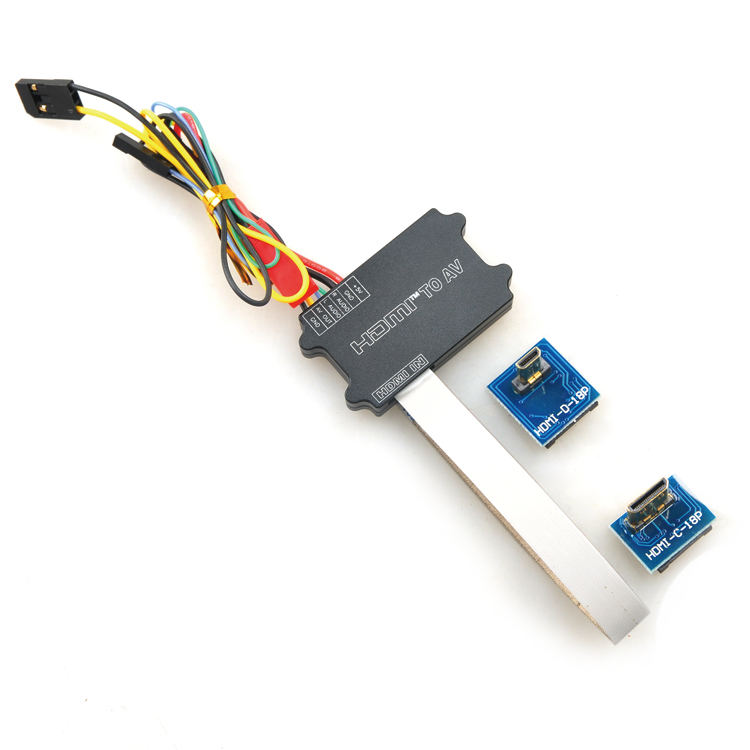HDMI to AV Converter With Micro &amp; Mini HDMI Connector