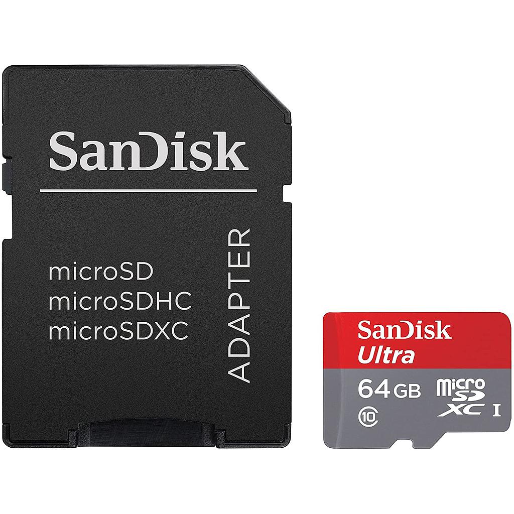 SanDisk Ultra 64GB microSD A1 10 Class