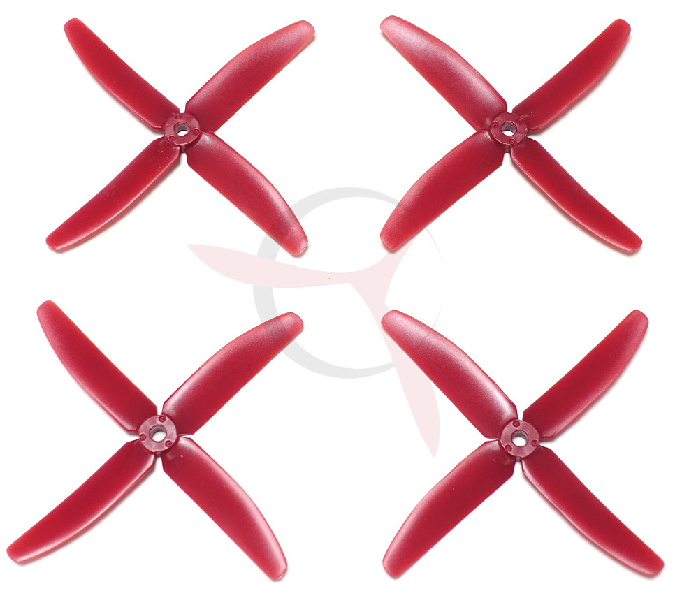 XSH 5040 4 blade PC glass color red (2 pairs)
