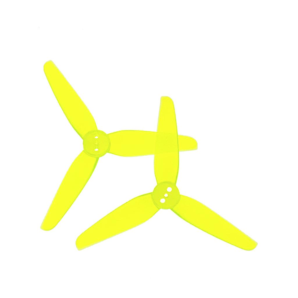 HQ Durable Prop  T3X1.8X3 Tri-blade 1.5MM Yellow (2 pairs )