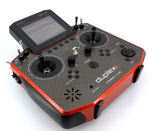 JETI DUPLEX DS-16 II EX Carbon Multimode Roja Lacado + R10