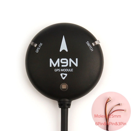 Holybro M9N GPS GNSS for Pix32 (JST GHR1.25mm 6pin &amp; 4pin &amp; 3pin)