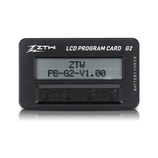 ZTW G2 ESC LCD Multifunction Program Card
