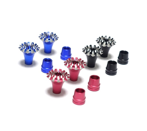 Palancas Aluminio FrSky M3 Estilo Grande Lotus (Azules)