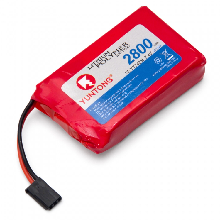LiPo battery 2S 2800mAh Futaba Transmitter