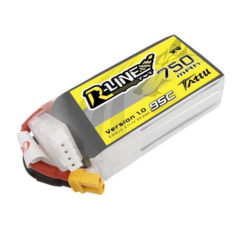 Batería LiPo TATTU R-Line 3s 11.1V 750mAh 95C