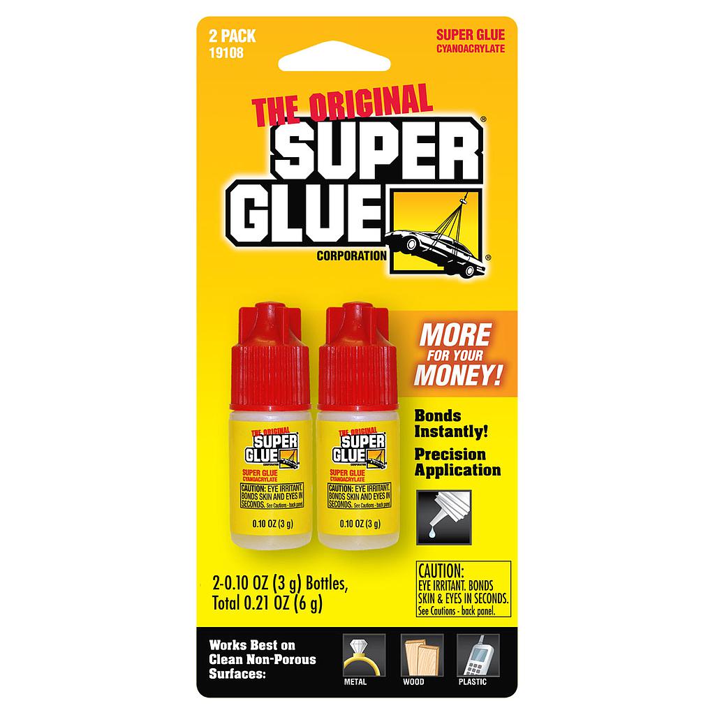 Super Glue 2 Bottle 6g