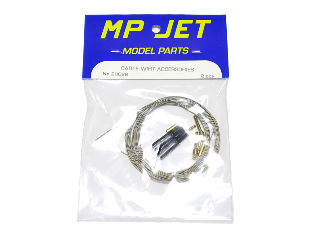 MP JET Stainless Steel Cable 0.5MM 2M Control Set (2pcs)