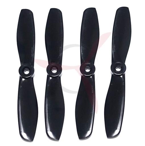 Policarbonate (PC) bullnose propeller 5x45 CW/CCW black (2 pairs)