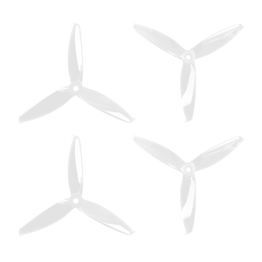 Gemfan Flash Series 5552 3 blade CW & CCW Clear ( 2 pairs)