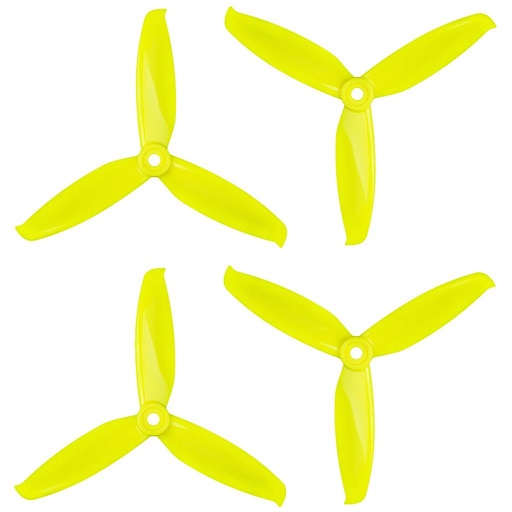 Gemfan WinDancer Series 5042 3 blade CW & CCW Lemon Yellow ( 2 pairs)