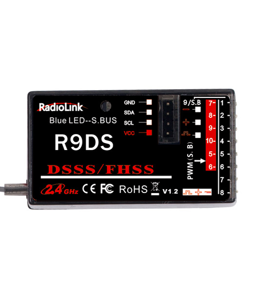 Radiolink Receptor R9DS  Sbus 10 canales