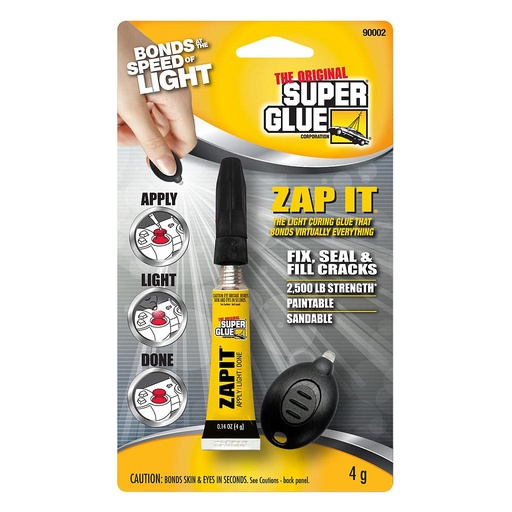 Ciano Super Glue ZAPIT Curado UV 4g