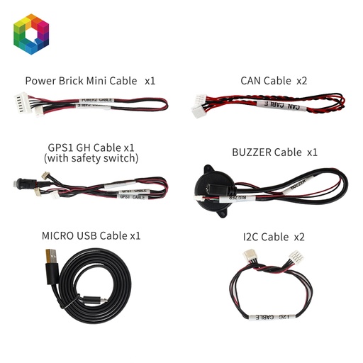 CubePilot The Cube standard - Pack de Cables 2.2