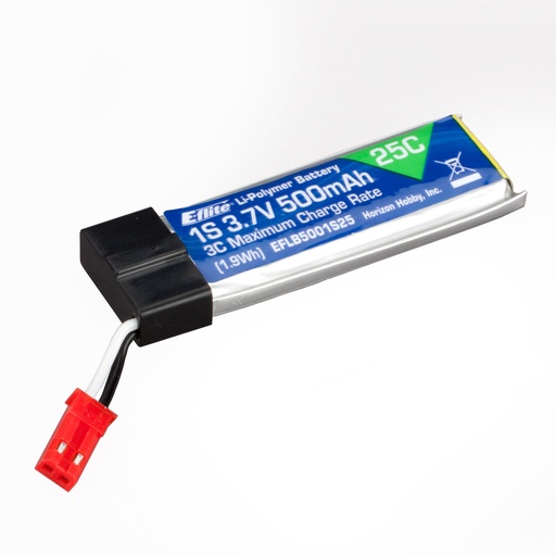Batería LiPo E-Flite 1S 500mAh 25C